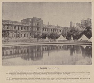 De Commune van Parijs, De Tuilerieën, gezien vanuit de tuin