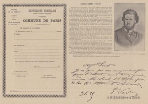 De Commune van Parijs, Louis-Eugene Varlin door French Photographer