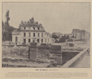 De Commune van Parijs, Pont De Neuilly, kant van Puteaux door French Photographer