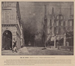 La Commune de Paris, Rue De Rivoli, ochtend van 24 mei
