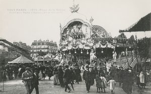 La Foire du Trône, Place de la Nation, Parijs, ca. 1905 door French Photographer