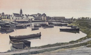 Le Croisic, De haven en het bassin van Trait door French Photographer