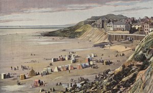 Le Portel, Uitzicht op het strand door French Photographer