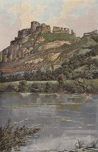 Les Andelys, Kasteel Gaillard, Rivierzijde