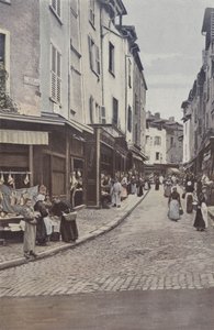 Limoges, Rue de la Boucherie (onderste deel) door French Photographer