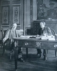 Lloyd George en Aristide Briand, 1916 door French Photographer