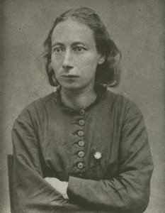 Louise Michel, Parijse Commune (zwart-wit foto) door French Photographer