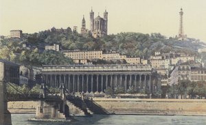 Lyon, Gerechtsgebouw en Basilieken van Fourvière