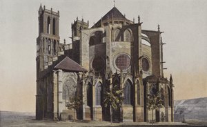 Mantes, kerk Notre-Dame door French Photographer