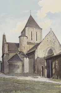 Marnes, Kerk, Geheel NW door French Photographer