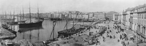 Marseille - De Oude Haven en de Quai de la Fraternité door French Photographer
