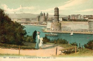 Marseille, De Kathedraal, Het Fort Saint-Jean door French Photographer