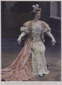 Mary Garden als Orlanda in La Reine Fiammette door French Photographer