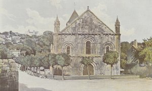 Melle, Kerk Saint-Hilaire, Geheel W