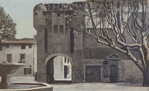 Monteux, Stadspoort door French Photographer