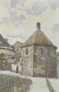 Montmorillon, Kleine achthoek, in de tuin van het Seminarie