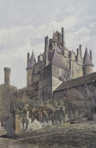 Montmort, Kasteel, Uitzicht NW door French Photographer