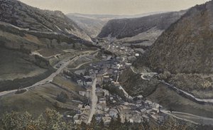 Morez, algemeen uitzicht vanaf het noorden door French Photographer