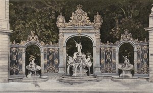 Nancy, Place Stanislas, fontein van Neptunus door French Photographer
