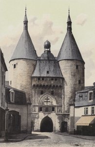 Nancy, Porte de la Craffe, binnenzijde van de stad door French Photographer