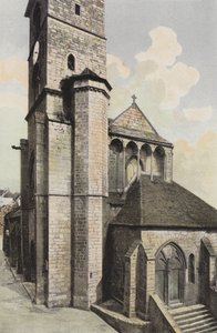 Neufchâteau, kerk Saint-Christophe, westzijde