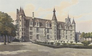 Nevers, Voormalig Hertogelijk Kasteel, Zuidgevel door French Photographer