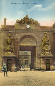 Paleis van Justitie, Metz door French Photographer