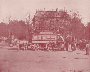 Parijs: Een Parijse omnibus door French Photographer