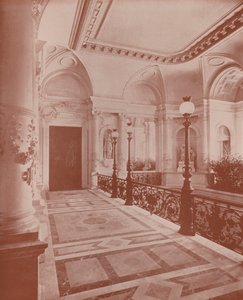 Parijs: Een Vestibule in het Hôtel de Ville door French Photographer