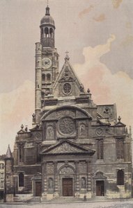 Parijs, Saint-Étienne-du-Mont Kerk, Westgevel