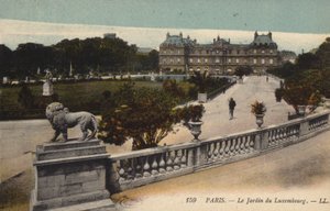Parijs, De Tuin Van Luxemburg