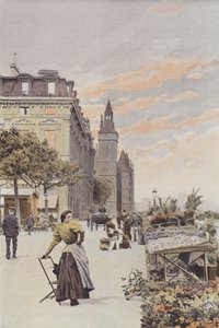 Parijs, Quai aux Fleurs door French Photographer