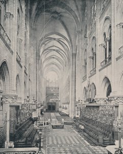 Parijs: Het Interieur van de Notre Dame Kathedraal door French Photographer