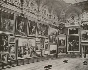 Parijs: De Nieuwe Franse Galerie, Louvre Museum door French Photographer