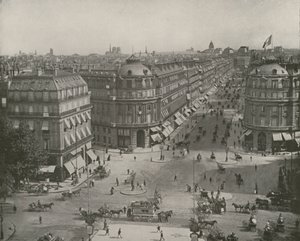 Parijs: Uitzicht op de Avenue de l
