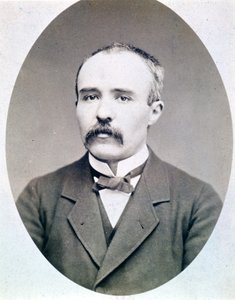 Foto van de jonge Georges Clémenceau (1841 - 1929) rond 1870 - 1880 door French Photographer
