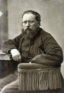 Pierre Joseph Proudhon (1809 - 1865). Franse socialistische theoreticus, voorloper van het anarchisme.