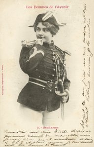 Politieagent, vrouw van de toekomst door French Photographer