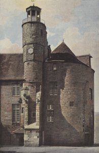 Pont-Labbe, Resten van het oude kasteel (Stadhuis) door French Photographer