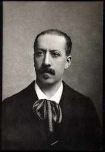Portret van Charles Marie Jean Albert Widor (1844-1937), Franse organist, componist en leraar door French Photographer