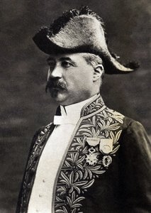 Portret van Emile Faguet, literair criticus, literair historicus en Frans essayist door French Photographer