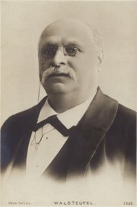 Portret van Emile Waldteufel door French Photographer
