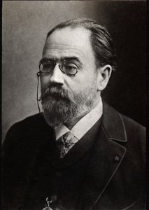 Portret van Emile Zola door French Photographer