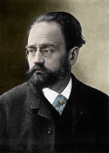 Portret van Emile Zola, Franse schrijver door French Photographer