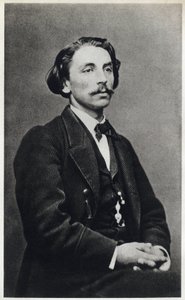 Portret van Etienne Mallarme alias Stephane Mallarme (1842-1898) in 1862, Franse dichter. Fotografie door French Photographer