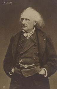 Portret van Henry Litolff door French Photographer