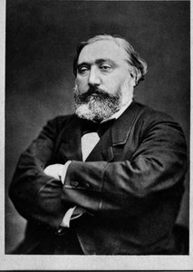 Portret van Leon Gambetta (1838-1882), Franse staatsman door French Photographer