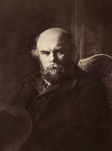 Portret van Paul Verlaine (1844-1896), Franse dichter door French Photographer