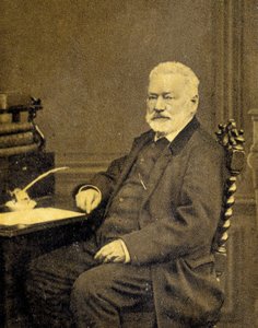 Portret van Victor Hugo in 1872 door French Photographer