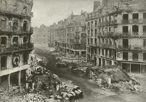 Rue De Rivoli, Parijs, na de week die de Commune beëindigde